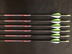 Black Eagle Intrepid 600 .006 Fletched Youth Field Arrows (6 Arrows) BRAND NEW