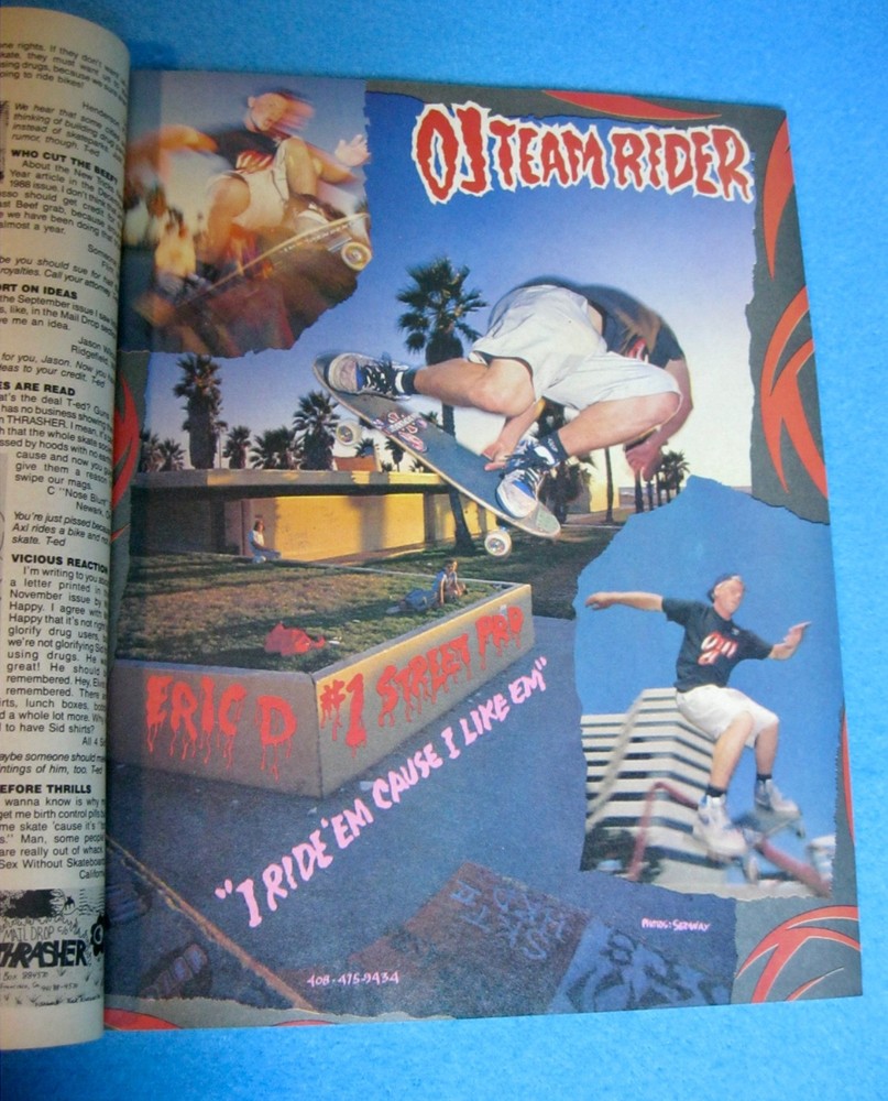 1980’s THRASHER Skateboard Magazine February 1989 128 Pages