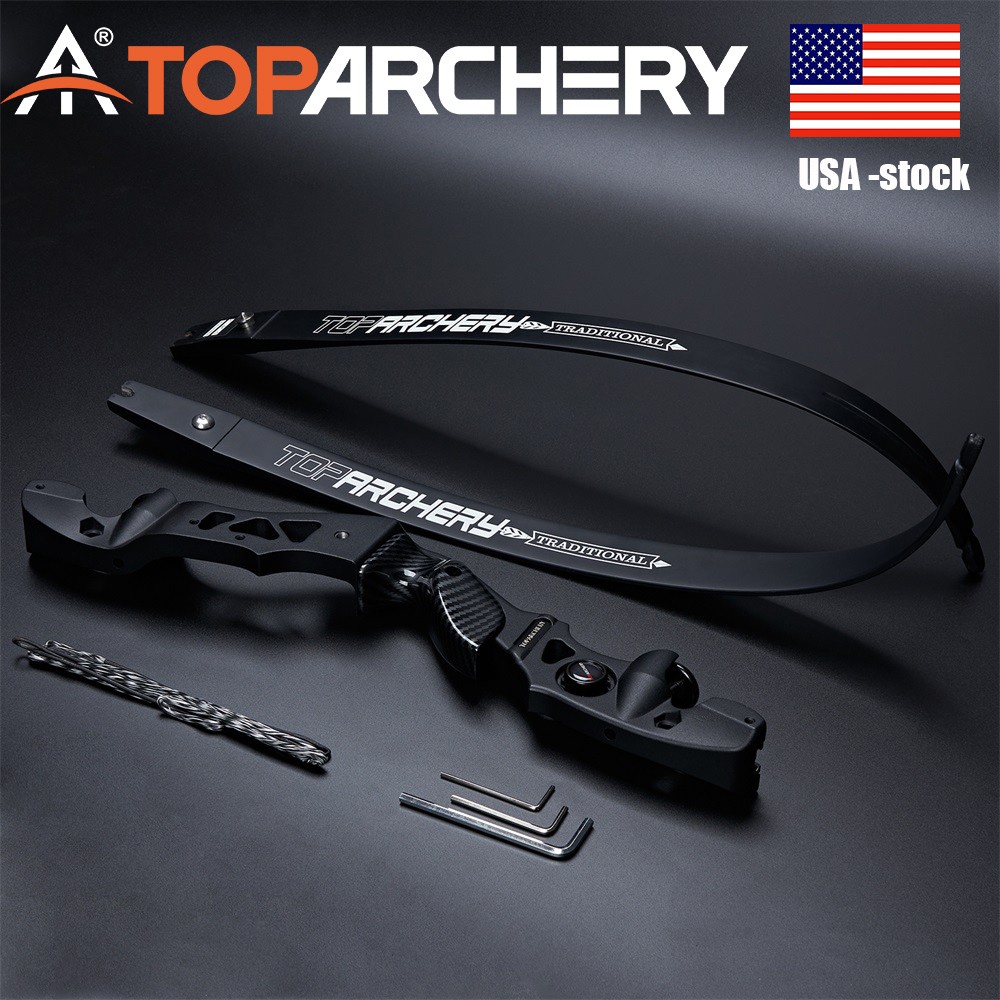 62″ Takedown ILF Recurve Bow 25-60lbs Bow Limbs Set Archery Hunting Competition