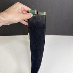 RARE Cliff Barnsby Leather Dressage Girth w/ Removable Sheepskin Padding Size 52