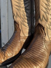 Nocona Boots Leather Western US 8.5D men’s/womens 10W rare vintage Cowboy boots