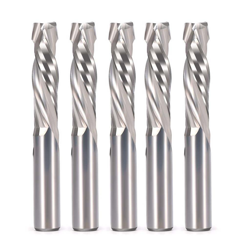 Spiral Router Bits Up Down CNC Compression Bit 1/4 inch Shank &Cutting Diamet…