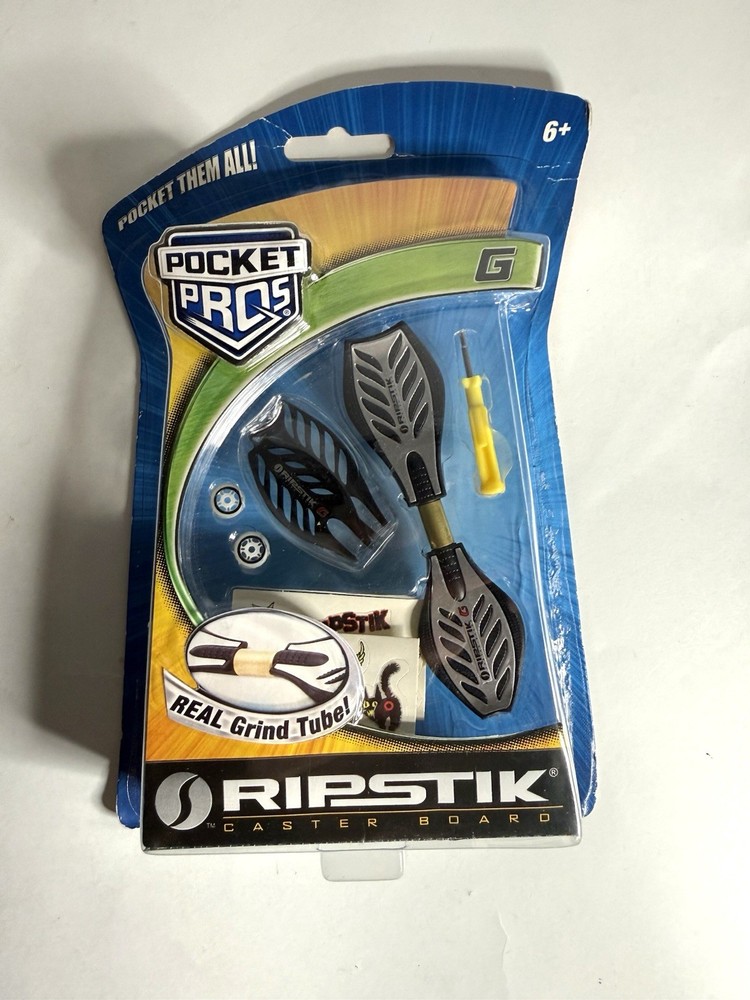 POCKET PROS RIPSTIK CASTER BOARD Black Razor Rare Finger Toys Collectible