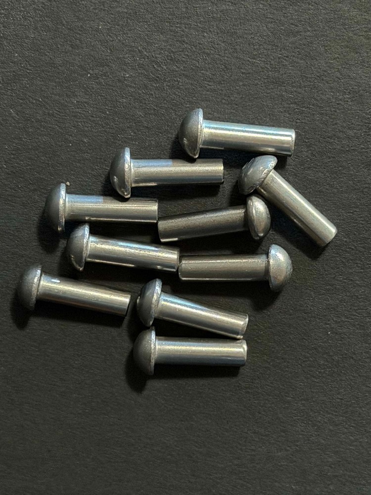 10 NEW CALIFORNIA Cowboy Vaquero STEEL SPUR ROWEL RIVETS
