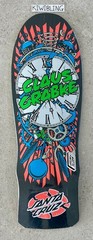 Santa Cruz Claus Grabke Exploding Clock Reissue Black Matte Finish 10.0 x 30.0