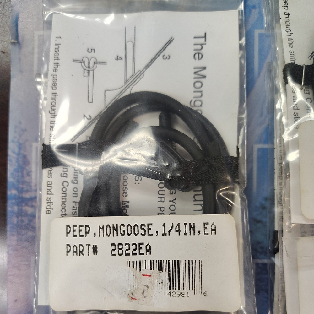 PSE MONGOOSE PEEP SIGHT KIT 1/4″ HOLE WITH HOSE