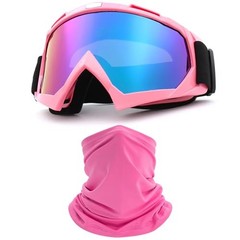 Motorcycle Goggles Dirt Bike ATV Off-road Riding Motocross Pink Colorful Blue