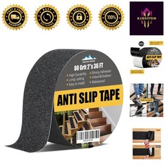 Elite Anti-Slip Grip Tape – Strong Adhesion, Waterproof 2»x36ft, Indoor/Outdoor