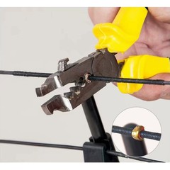 Outdoor Archery String Nocking Points Brass Nock Buckle Clips Bow String Protect