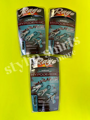 3 packs RAGE Slipcam HYPODERMIC 2″ cut mechanical 2 blade broadheads 100 grain