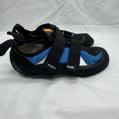 Tenaya Indalo Climbing Shoe 8 USM Sky Blue Black Hook and Strap Closure Spain