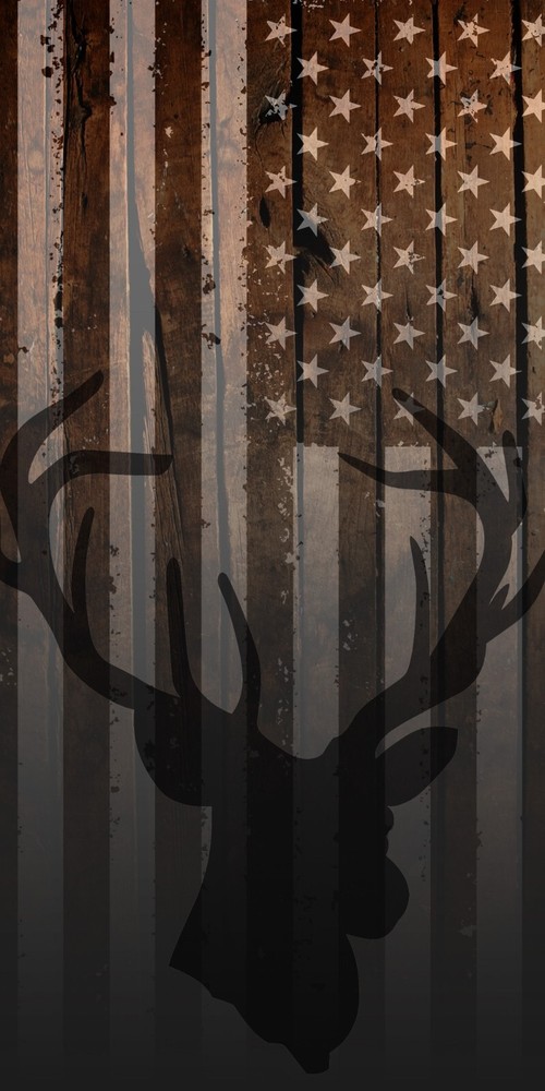 Deer American Flag Cornhole Board Wrap Decals Vinyl Sticker BRAND NEW