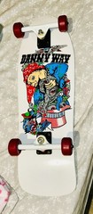 1988-89 H-Street Danny Way 1st Pro deck Rabbit ‘n Hat Reissue A Series 135/250