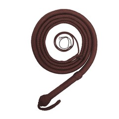 Paracord Nylon Leather BULL WHIP 04 to 16 Feet Long 16 Plaits Indiana Jones Whip