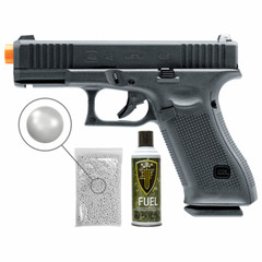 Umarex Glock 45 Blowback Green Gas Airsoft Pistol with GGas Tank and BBs Bundle