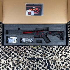 NEW Lancer Tactical AirTac Customs Gen 3 Airsoft Gun – Red (LT-AIRTAC-G3-R)