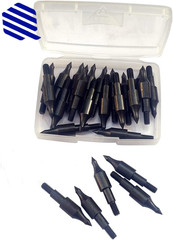 Steel 100 Grain Archery Arrow Field Points Field Tips Practice Target 24 Pcs