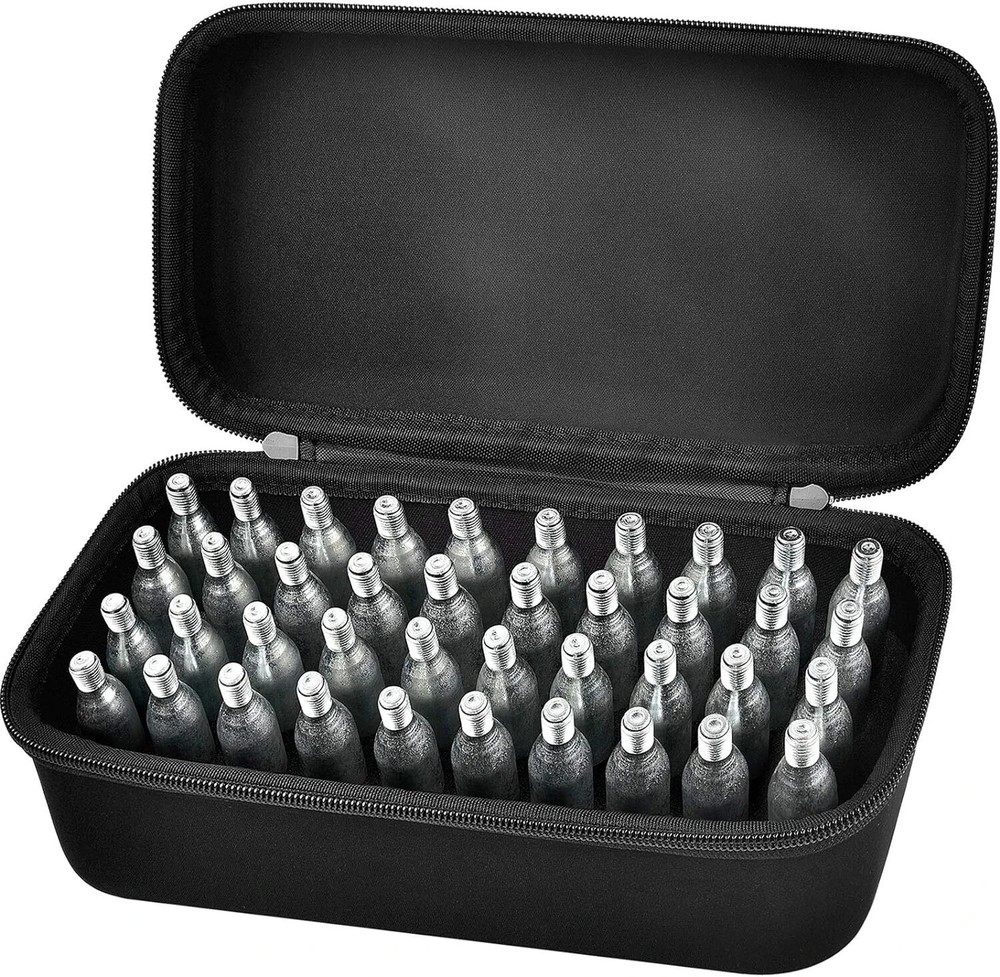 CO2 Cartridge Storage Hard Case Fits 12g Powerlet Cartridges 40 Slots Holder
