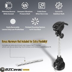 Electric Steer Trolling Motor Support Stabilizer Mount for Garmin, Compatible…