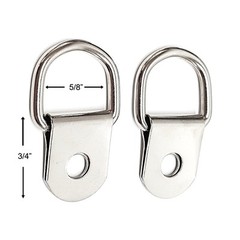 4 Pack 3/4″ Saddle-Tack Repair Clip & Dee D-Ring