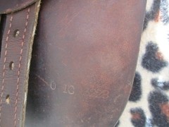 18» MEDIUM CROSBY A/P ENGLISH SADDLE w NEW LEATHERS &BREAKAWAY IRONS,