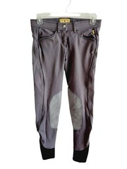 Devon-Aire Fine Riding Apparel Breeches Size 26 Gray Equestrian Pants Western