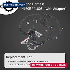 Standalone Wiring Harness, 4L60E DBC, Red/Blue PCM, Compatible with 1997-2006 GM