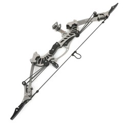 16″ Mini Compound Bow Arrows Set 16lbs Pocket Bow Archery Shooting Game Toy Gift