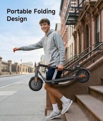 NAVEE V25 Electric Scooter for Adults, 20MPH, 15 Miles Range,10″ Tires, Commuter