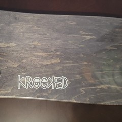 Krooked Ray Barbee Shaped Skateboard Deck 9.5” new in plastic FREE SHIPPING