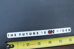 ON Video Magazine 411 Studios (Slight Damage) BP3 Vintage Skateboarding STICKER