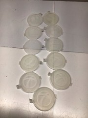 Gen X Global LOT of 11 GXG 140 Round Paintball Pod/Tube Replacement Lids A10