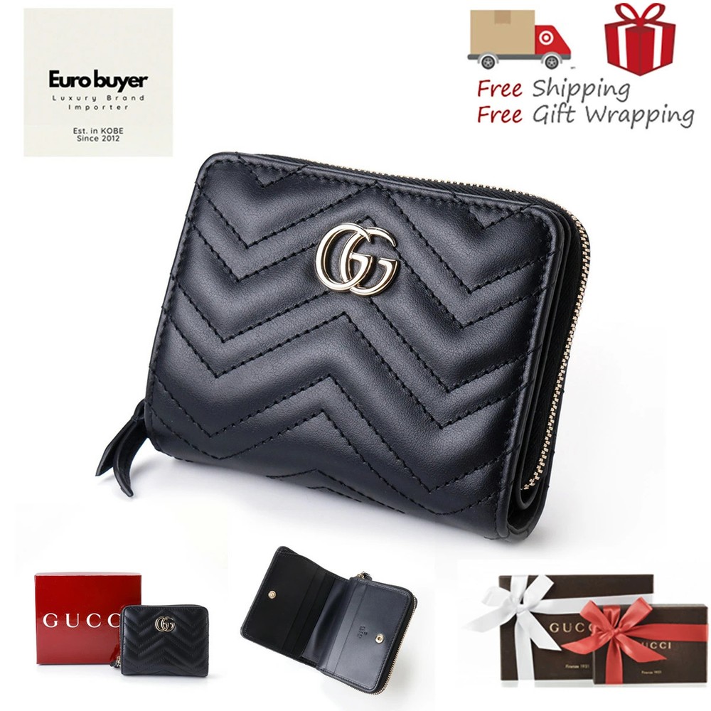 GUCCI 813370 GG Marmont Mini Compact Wallet