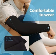 2 pairs UV Sun Protection Arm Sleeves for Men&Women,UPF 50 Cooling Sports Sleeve