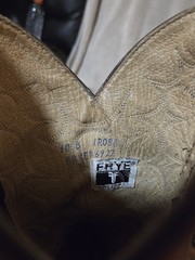 Frye Women’s Western Boots US 10B Beige Embossed Leather
