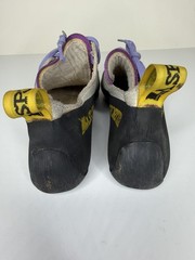 Vintage La Sportiva Rock Climbing Shoes Women’s 41.5 Gray Purple Lace Up Italy