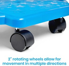 Lightweight Blue Floor Scooter Board for Kids – Builds Coordination & Strength