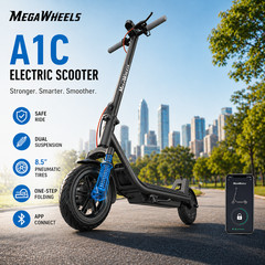 2026 Electric Scooter for Adults 15.5MPH Foldable APP Control Dual Shock 7.5Ah