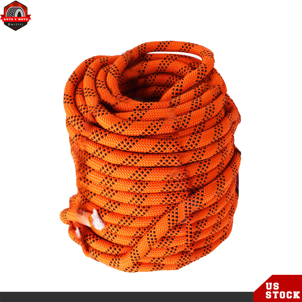 Outdoor Braided Polyester Arborist Rigging Rope (1/2″x100′ ) High Strength