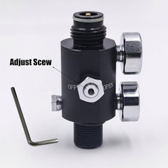 Adjustable Compressed Air Regulator Dual Gauge Pneumatic Air Valve Input 4500