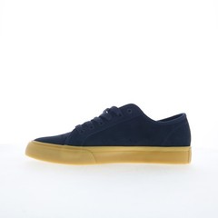 DC Manual LE ADYS300742-NKH Mens Blue Suede Skate Inspired Sneakers Shoes