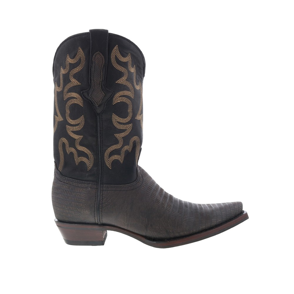 Dingo The Duke DI-107 Mens Black Leather Pull On Cowboy Western Boots 11
