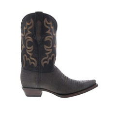 Dingo The Duke DI-107 Mens Black Leather Pull On Cowboy Western Boots 11