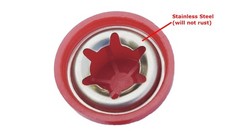 Quadrapoint Hub Caps for Bike/Trike/Scooter – Compatible with Popular Clas