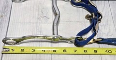 BLUE NYLON BRIDLE & Standard 5.5″ Correction Bit HORSE Accessory