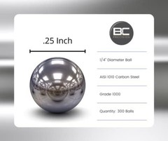 Classic 1/4 Inch Slingshot Balls – 300 Count for Hunters and Outdoor Enthusiasts