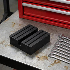 Universal Floor Jack Rubber Pad Set – 6 Pack, 3 Inch Anti-Slip Adapter