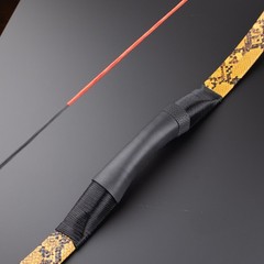 53″ Handmade Longbow, Left/Right Hand Recurve Bow, Traditional Laminated Hunting
