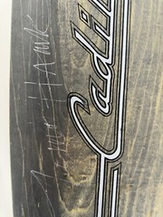 Cadillac Long Board Skate board 42 x 9 inch wooden deck Signed By Tony Hawk