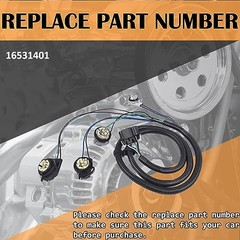 16531401 Left Driver Side Tail Light Wiring Harness Kit Fits for Chevy